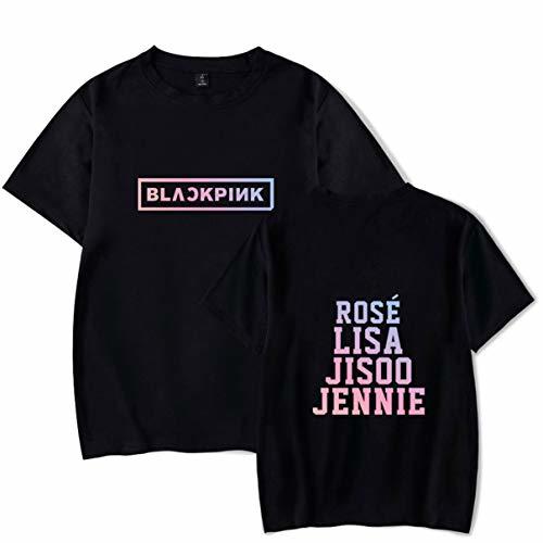 Products KPOP Blackpink Camiseta de Manga Corta de algodón de Verano Unisex Harajuku