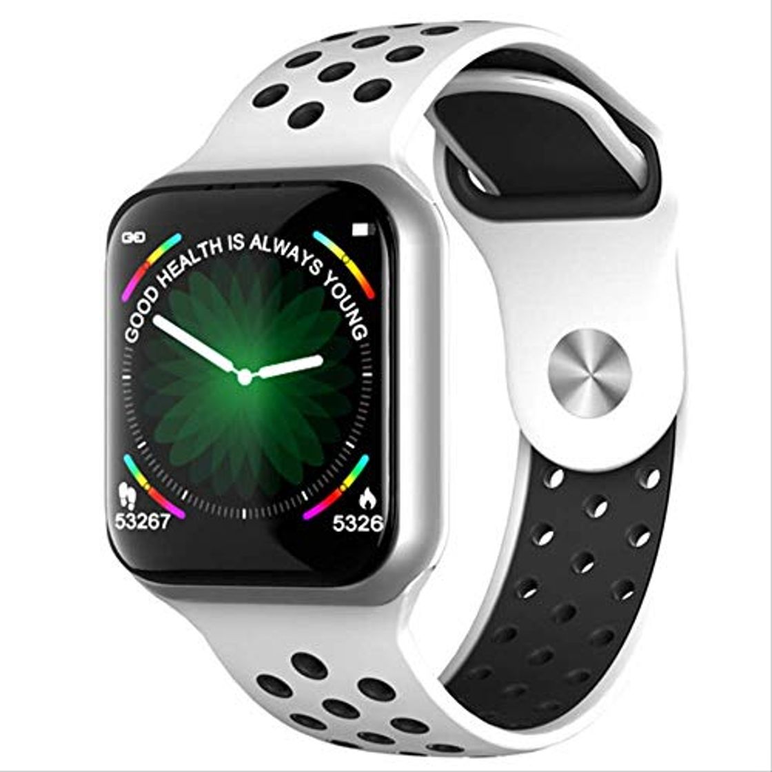 Producto QSJWLKJ Smart Watch Mujer Hombre Pulsera Smartwatch Blood Pressure Fitness Tracker Reloj de Pulsera F8 Plata Blanco