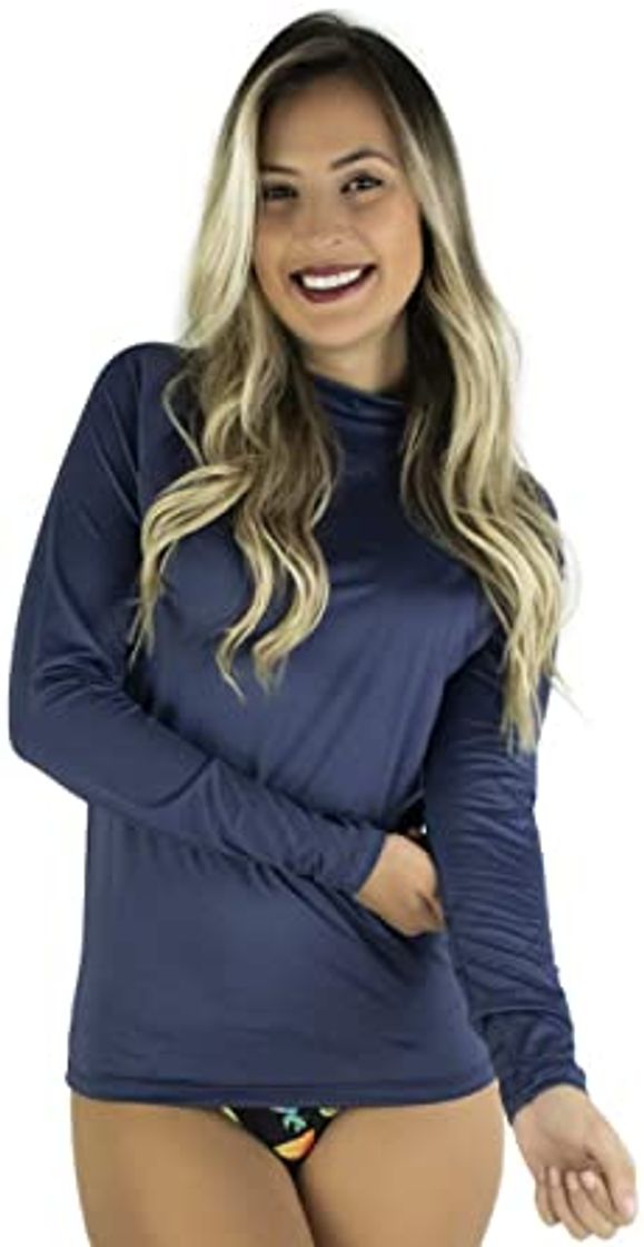 Fashion Camisa MVB Modas Térmica Feminina Segunda Pele Proteção Uv 5