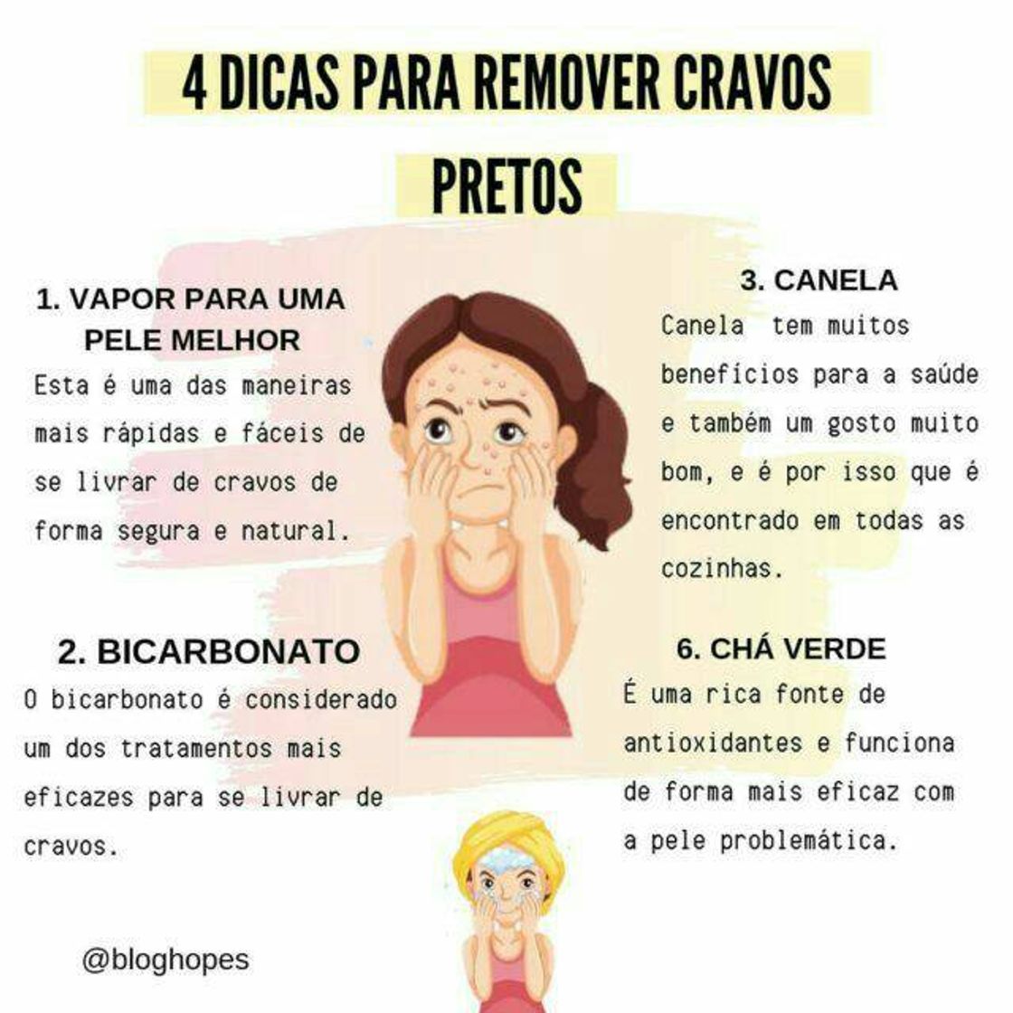 Fashion Remover cravos pretos do rosto