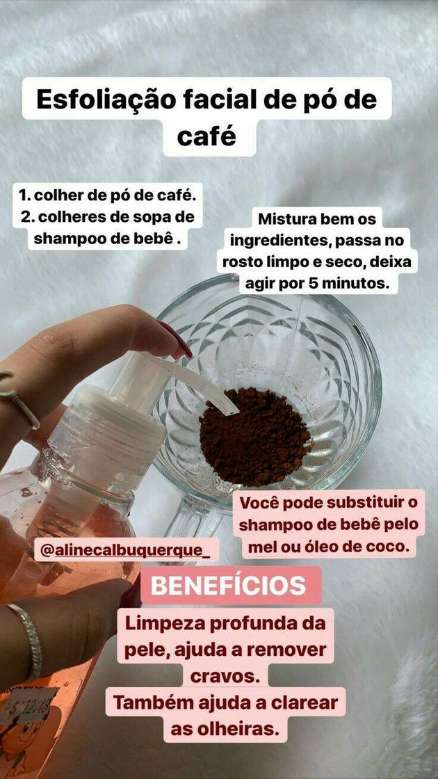 Moda Esfoliação de Café