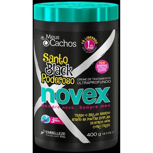 Creme de Tratamento Novex Meus Cachos Santo Black Poderoso 