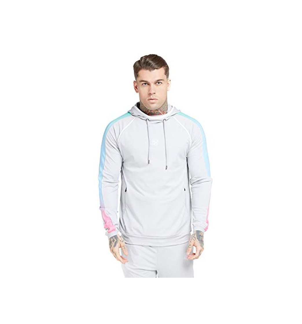 Moda Sudadera Siksilk Scope Overhead Gris L