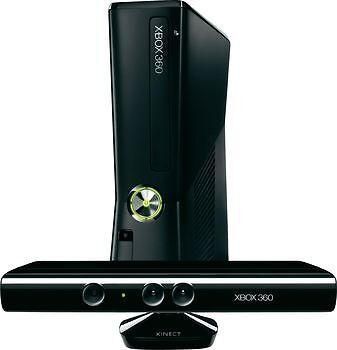 Microsoft Xbox 360 Slim 250GB Kinect glossy black


