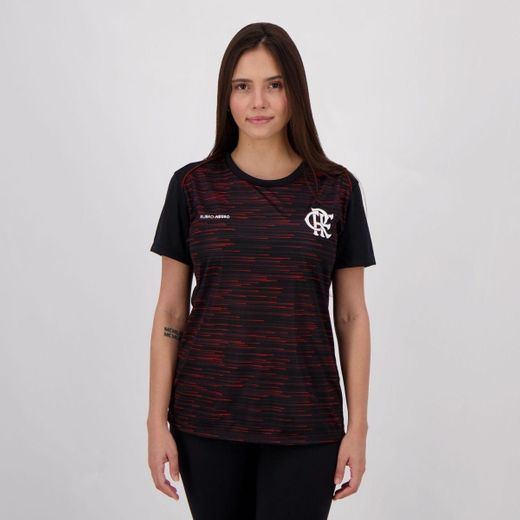 Camiseta Flamengo Hide Feminina - Preto | Netshoes