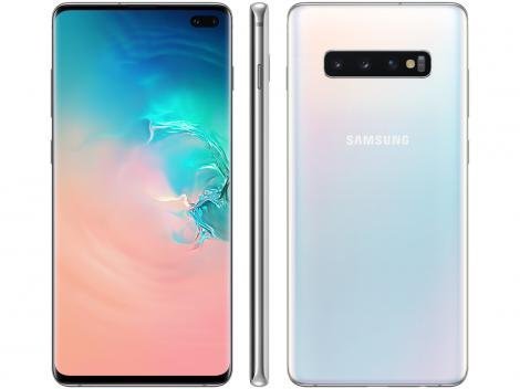 Fashion Smartphone Samsung Galaxy S10+ 128GB Branco 4G - 8GB RAM ...