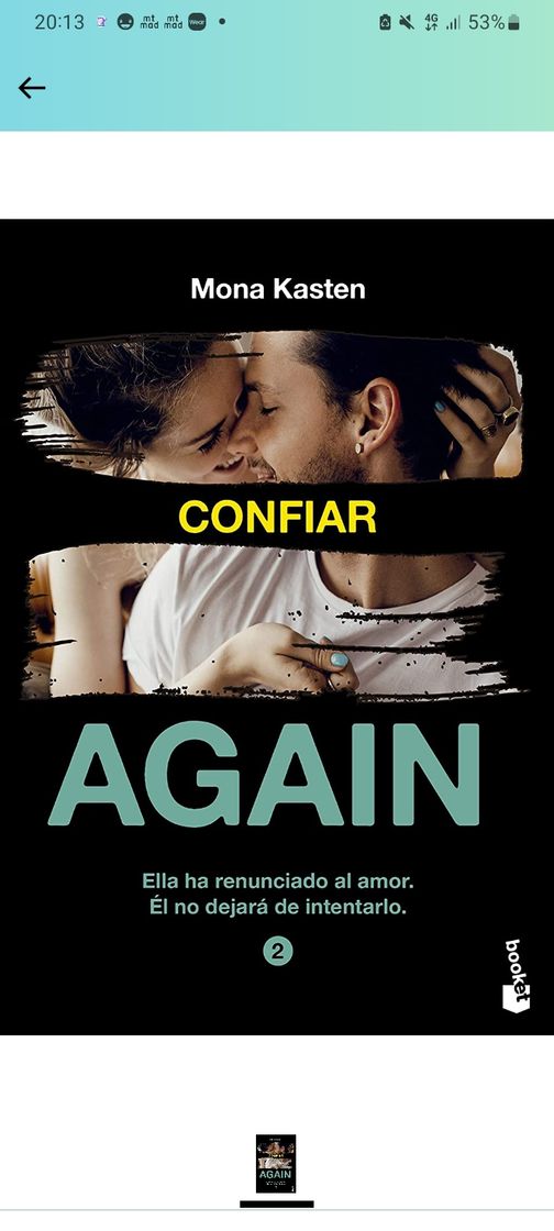 Book AGAIN, confiar 