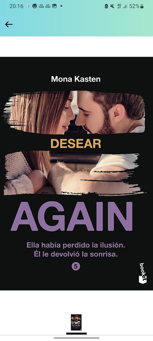 Book AGAIN, desear 