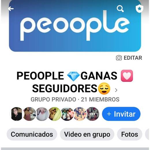 Unete al grupo del facebook Peoople💟