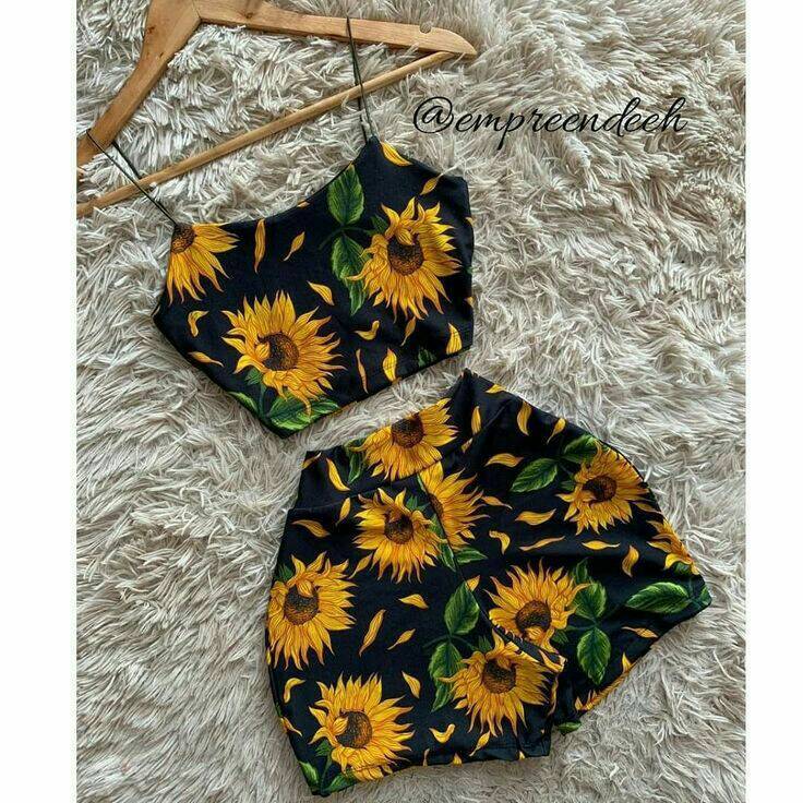 Conjunto girassol 🌻