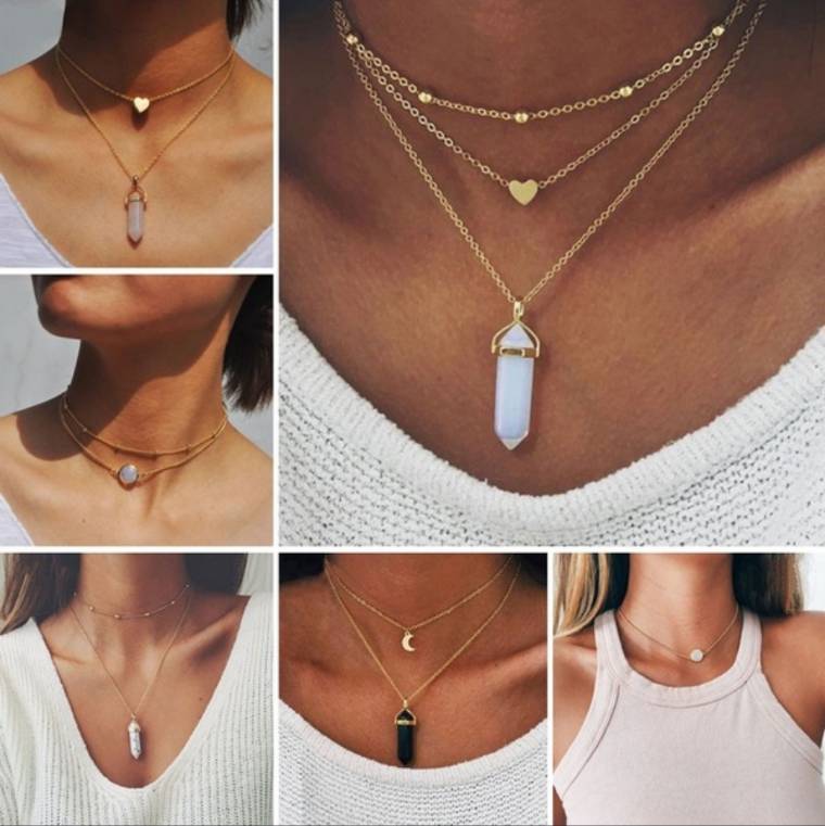 Choker cuarzos 