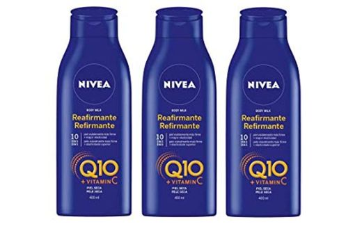 Nivea Q10 Triplo Body Milk Reafirmante Piel Seca - Pack de 3