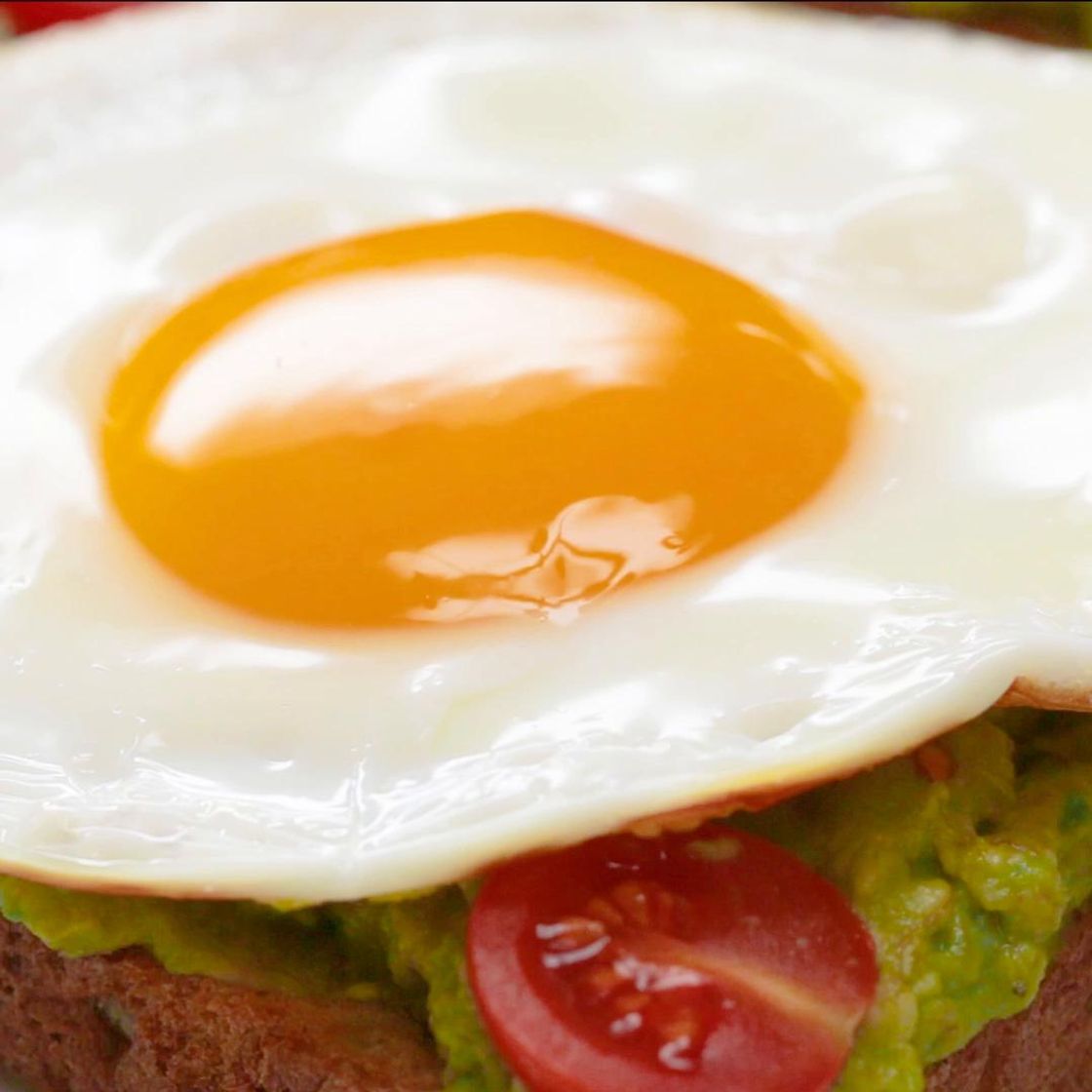 Fashion Egg, Avocado, & Tomato Toast Recipe by Tasty