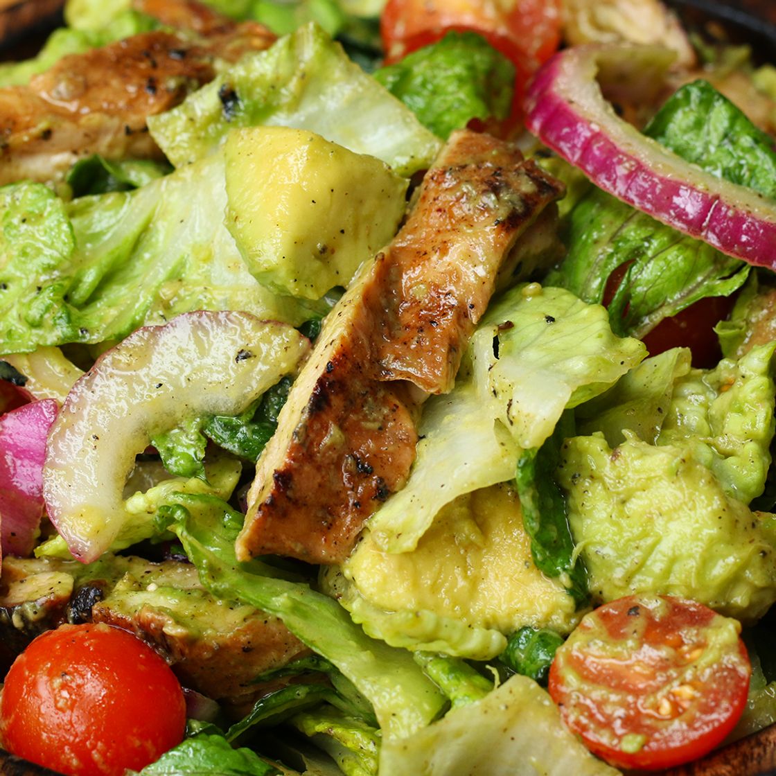 Fashion Honey-lime Chicken And Avocado Salad Recipe by Tasty