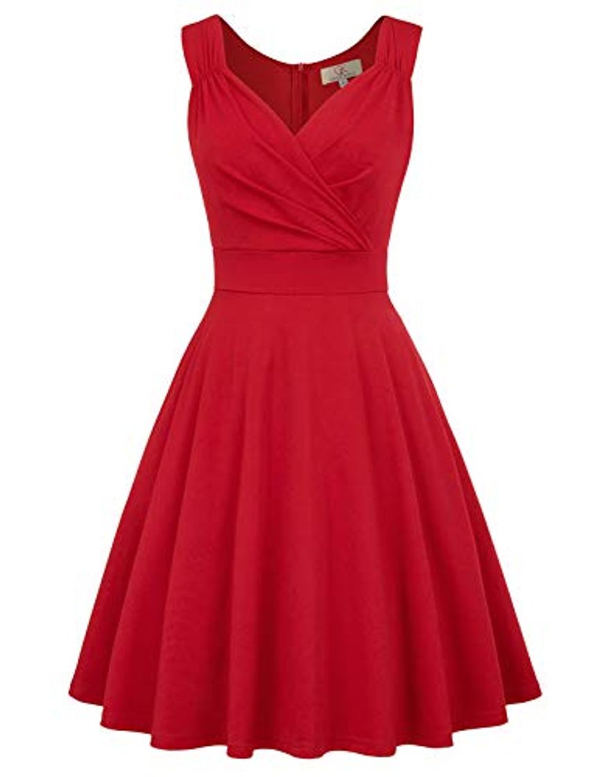 Social GRACE KARIN Mujer Vestido Elegante Años 50 Vestido de Mujeres Rockabilly Clásico