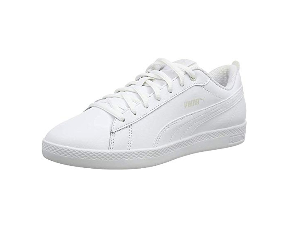 Social Puma - Smash Wns V2 L, Zapatillas Mujer, Blanco
