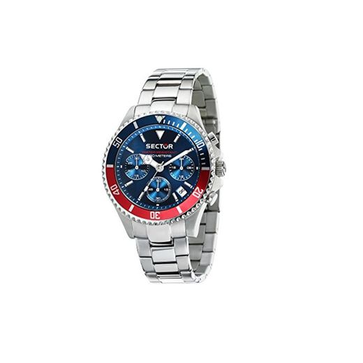 SECTOR NO LIMITS Reloj Cronógrafo para Hombre de Cuarzo con Correa en Acero Inoxidable R3273661008