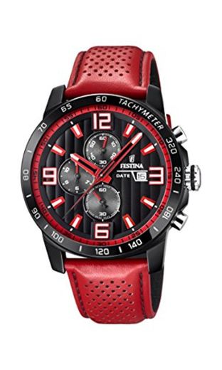 Festina Reloj Cronógrafo para Hombre de Cuarzo con Correa en Cuero F20339/5