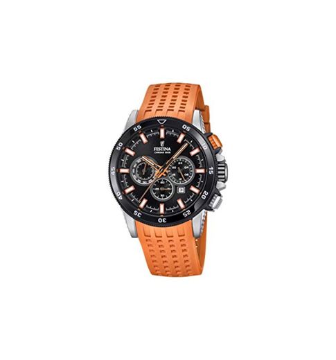 Festina Reloj Cronógrafo para Hombre de Cuarzo con Correa en Silicona F20353