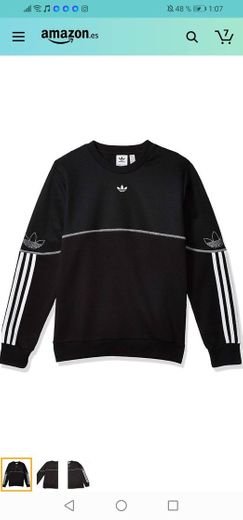 Sudadera outline crew adidas 