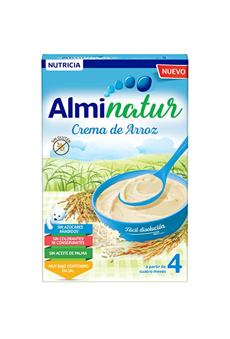 Productos Alminatur Papilla de crema de arroz a partir de los 4 meses