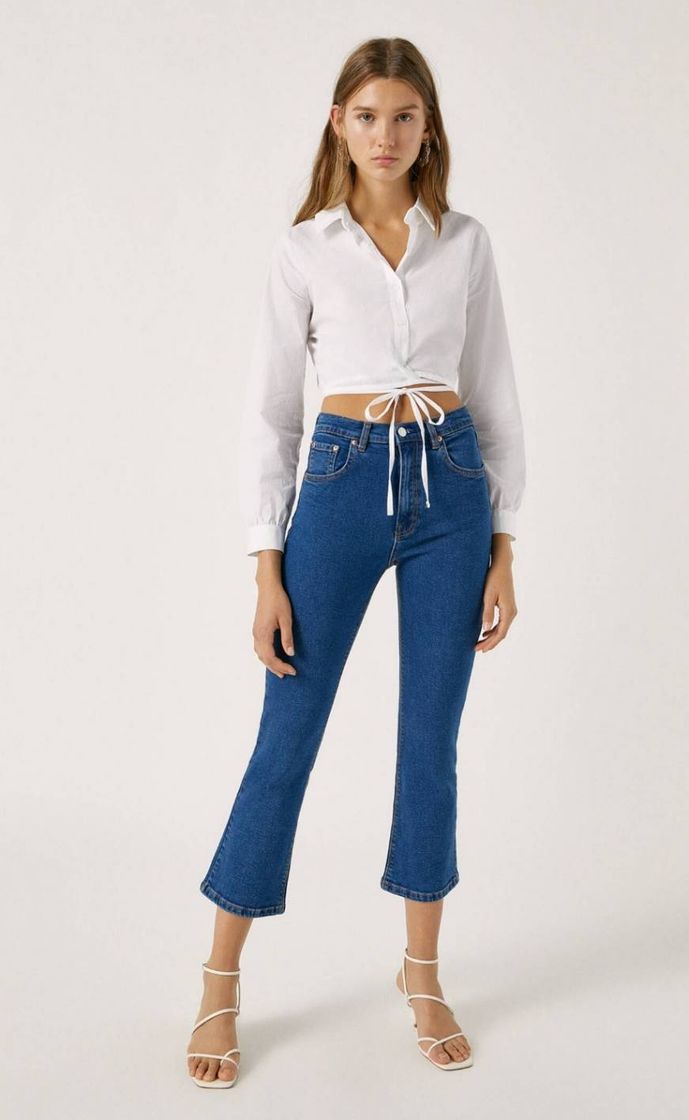 Moda Basic kick flare jeans - PULL&BEAR