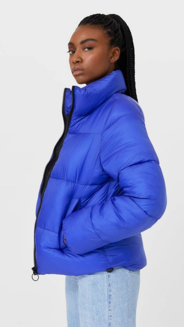 Moda Zip-up puffer jacket - Women's Jackets | Stradivarius Israel