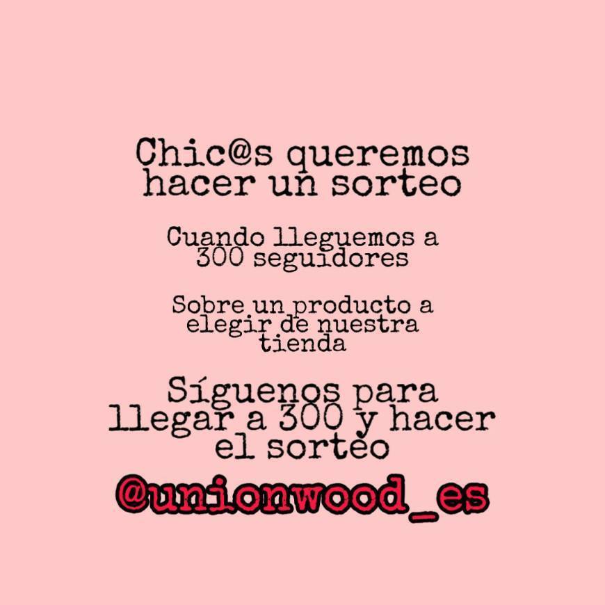 Queremos hacer un sorteo 