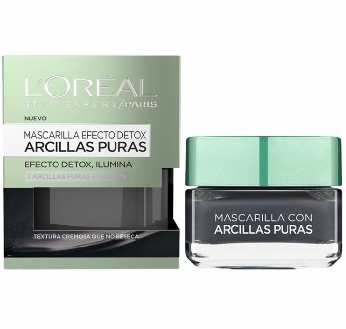 Moda L'Oréal Paris - Mascarilla efecto detox arcillas puras 