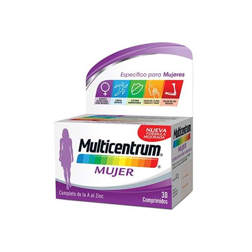 Multicentrum Mujer Complemento Alimenticio con 13 Vitaminas y 11 Minerales