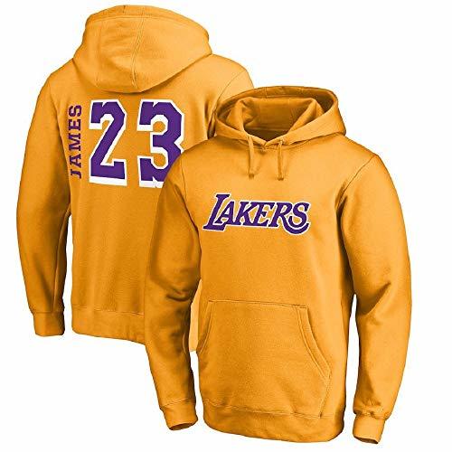 Social JINHAO Sudadera con Capucha para Hombre NBA Lakers # 23 James Loose