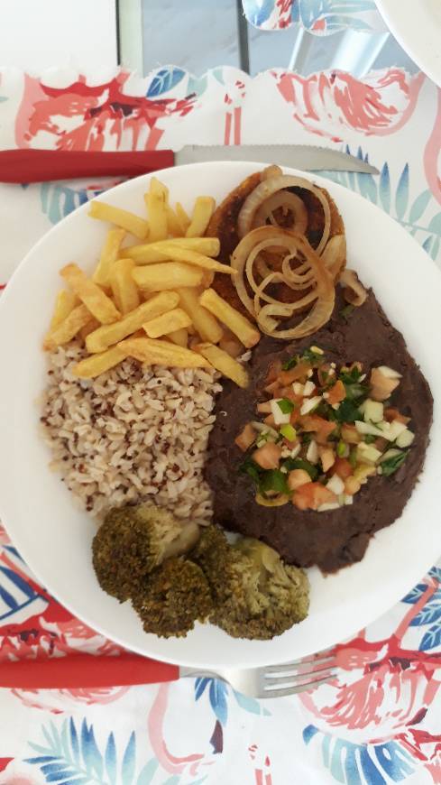 Tutu com bife de PTS acebolado!
