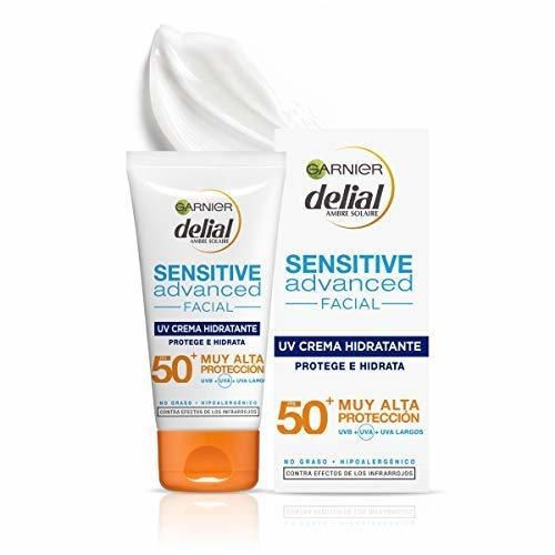 Garnier Delial Sensitive Advanced Crema Facial Hidratante  IP50+