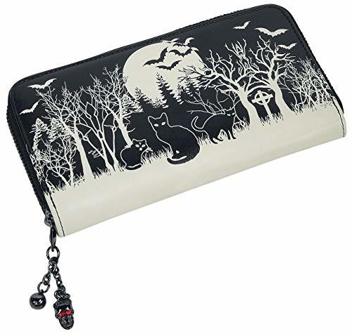 Product Banned Apparel Woodland Gótico Gatito Murciélagos horror punk Cartera