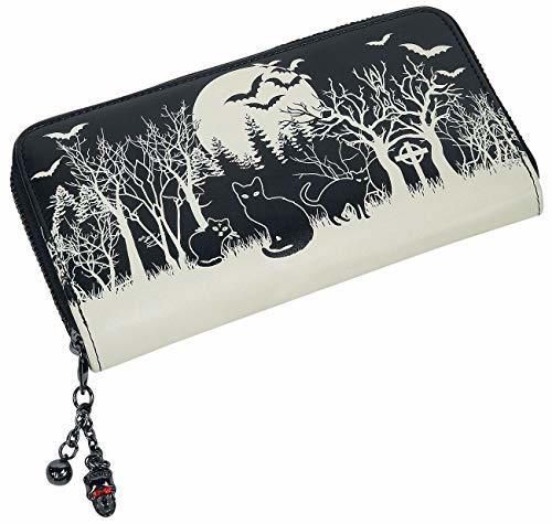 Banned Apparel Woodland Gótico Gatito Murciélagos horror punk Cartera