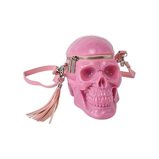 Killstar Grave Digger Skull Bubblegum - Bolso de mano