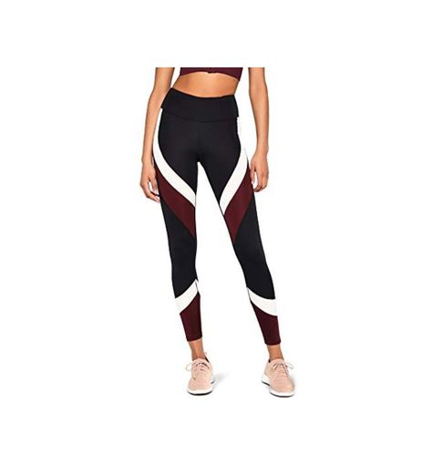 Marca Amazon - Aurique Leggings deportivos para Mujer, Negro