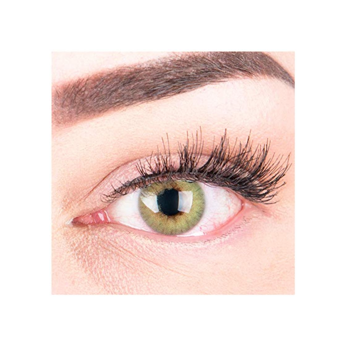 Social GLAMLENS lentillas de colores verdes Rose Green