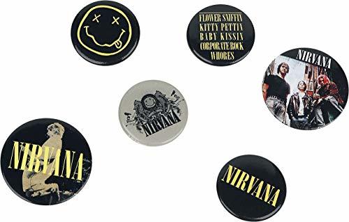 Producto GB eye Pack de chapas Nirvana Smiley