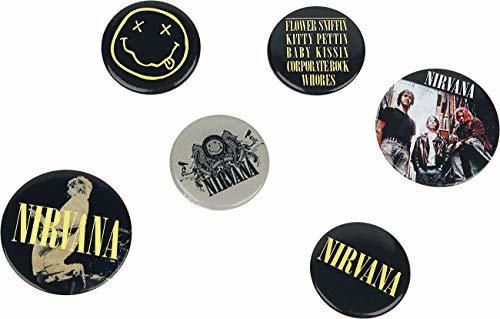 GB eye Pack de chapas Nirvana Smiley