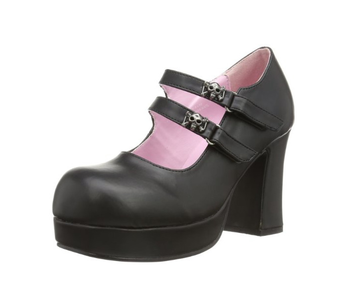 Product Demonia GOTHIKA-09, Náuticos para Mujer, Negro