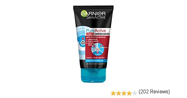 Fashion Garnier Skin Active - Pure Active, Gel Limpiador de Poros y ...