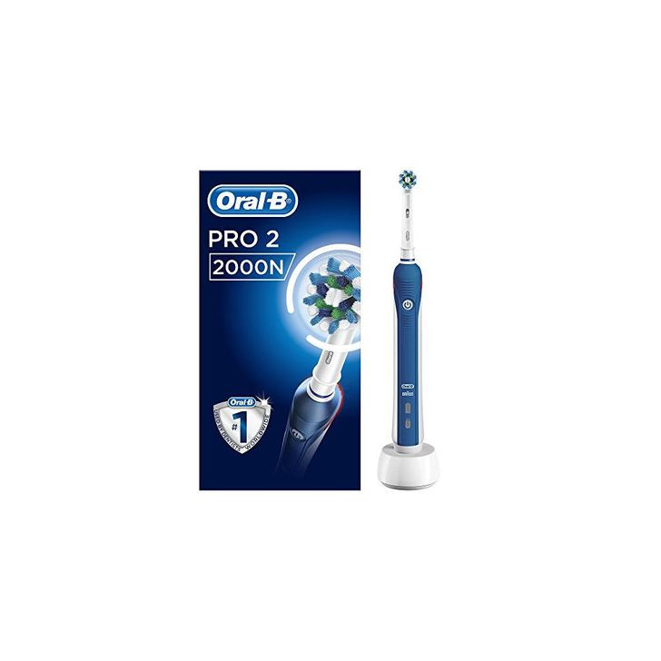 Belleza Oral-B PRO 2 2000N CrossAction - Cepillo Eléctrico Recargable con Tecnología de