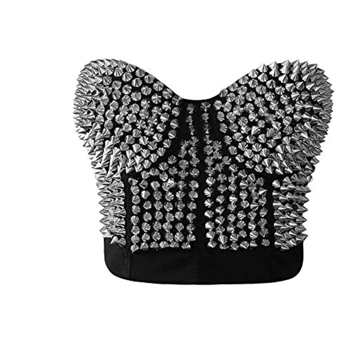 Social ZAMME Mujeres Punk Bra Top Burlesque Dance Clubwear Body Shapewear Cincher Bustier Corset