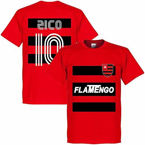 Social Flamengo Zico 10 Team - Camiseta de Manga Corta