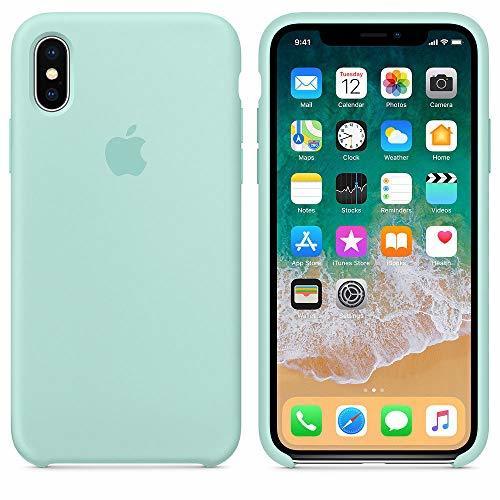 Electronic Funda Silicona para iPhone XR Silicone Case, Textura Suave, Forro Microfibra