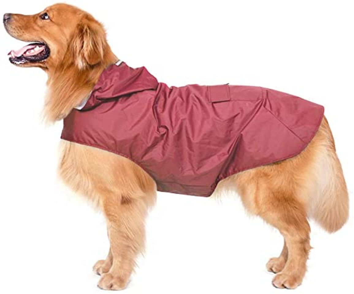 Moda Chubasquero de Perro impermeable con capucha