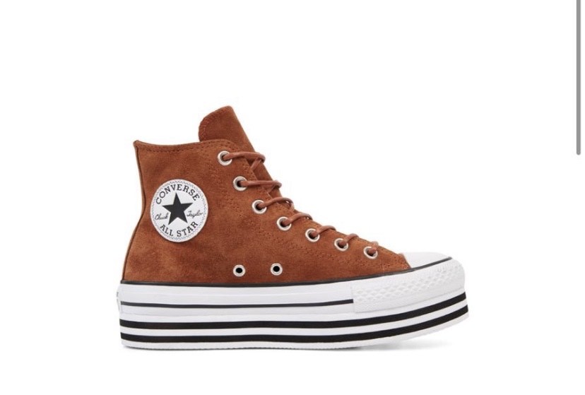 Moda Chuck Taylor All Star Platform Suede High Top