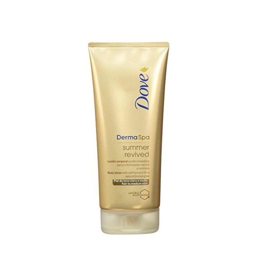 Social Dove -  Loción Corporal Autobronceado Tono Claro Y Medio