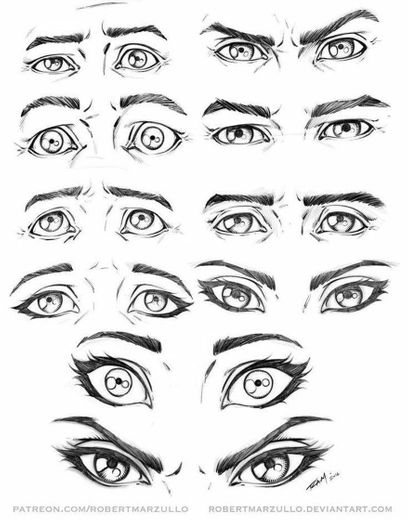 Modelos de olhos